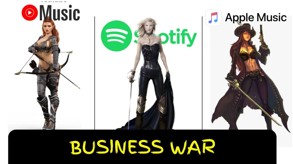 Business War Apple Music vs Spotify vs YouTube Music